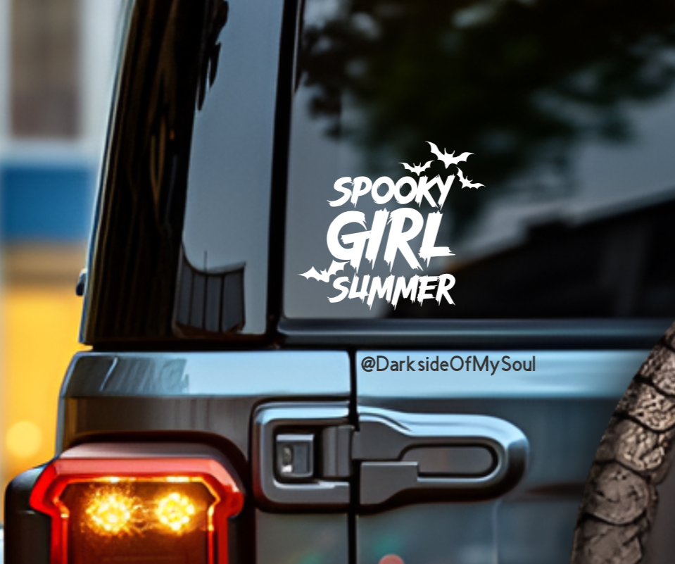 Spooky Girl Summer Decal