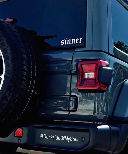 Sinner Decal