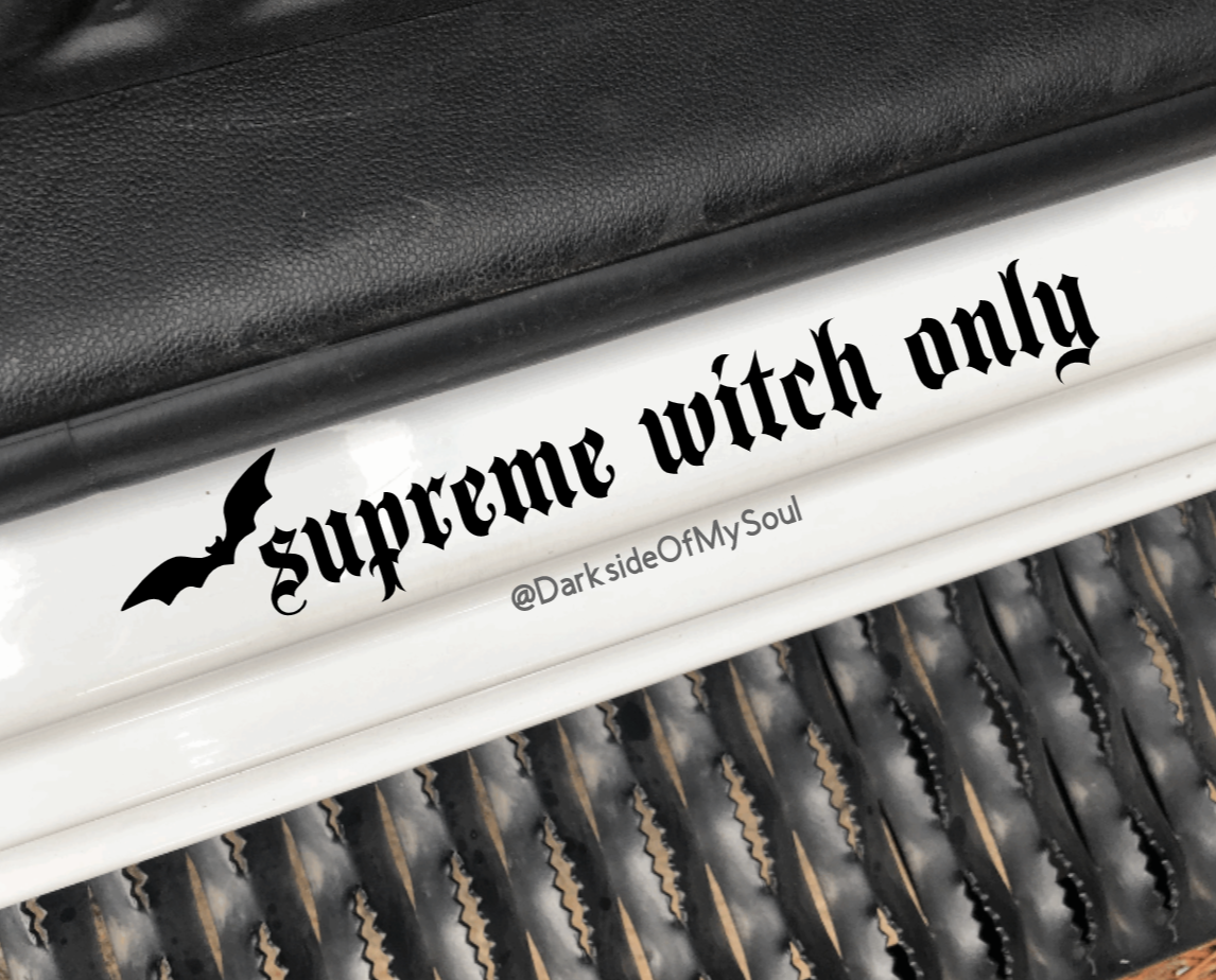 Supreme Witch Only Decal